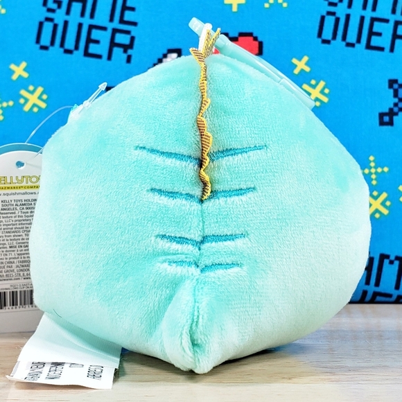 Squishmallows Chet the Blue Iguana 3.5" Clip UltraSoft Stuffed Animal Plush NWT - Picture 4 of 12